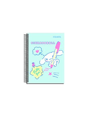 Cuaderno cuarta 17x21cm mat 7mm 150hjs cinnamoroll proarte