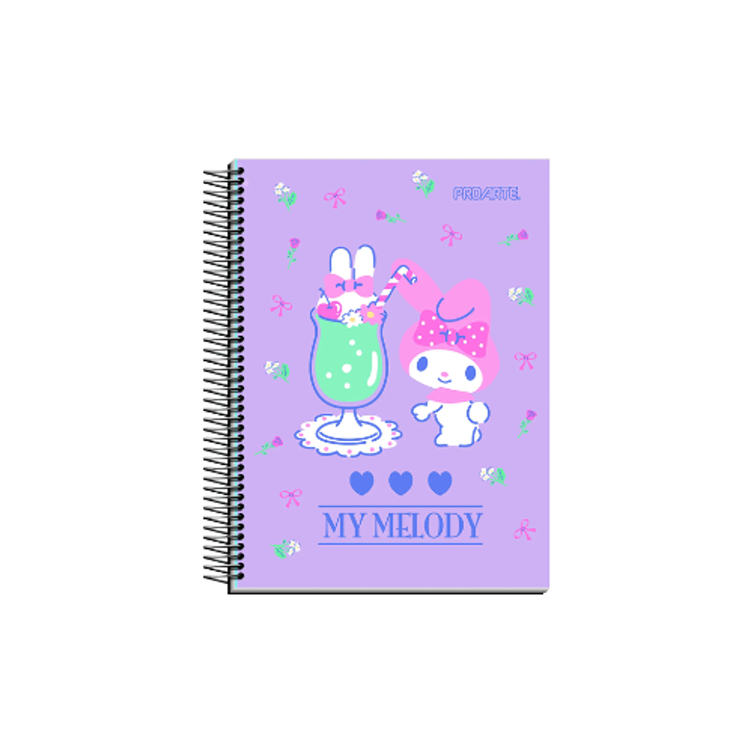 Cuaderno triple carta mat 7mm 150hj my melody proarte 2