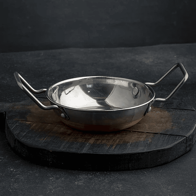 Kadai Karahi / Paila de la India - 14cm - Sartén - kadhai (Pack 6 unidades)