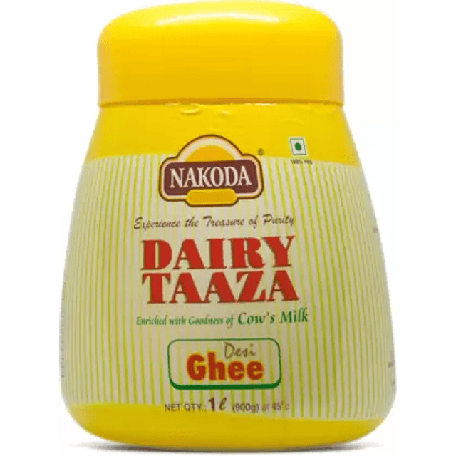 Nakoda Dairy Taaza - GHEE 1Lt (Pack 6 unidades)