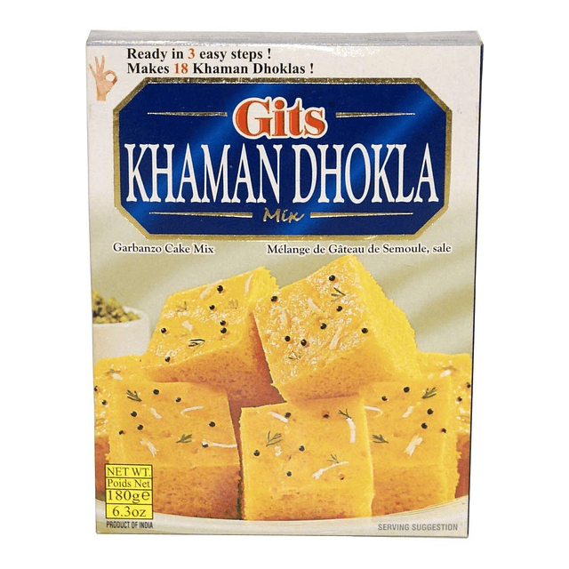 Gits- Khaman Dokla Mix 180g (Pack 6 unidades)