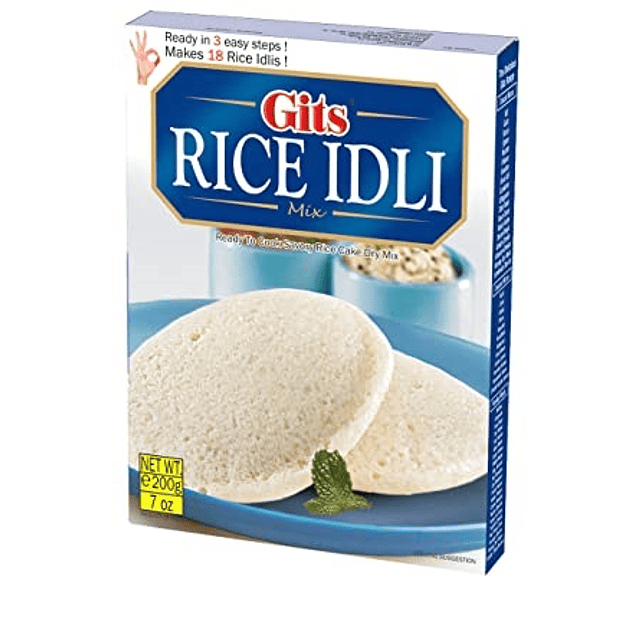Gits- Rice Idli Mix 200g (Pack 6 unidades)