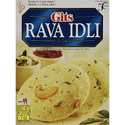 Gits- Rava Idli Mix 200g (Pack 6 unidades)