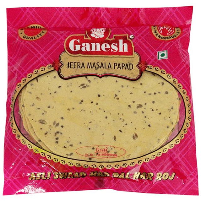 Ganesh Chilly Papad (Pack 6 unidades)