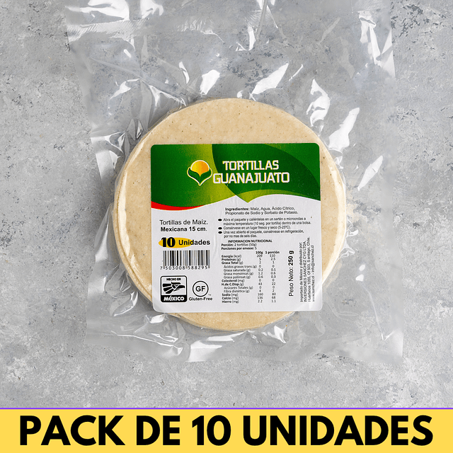 Tortillas de Maiz (Unitario $3.490)