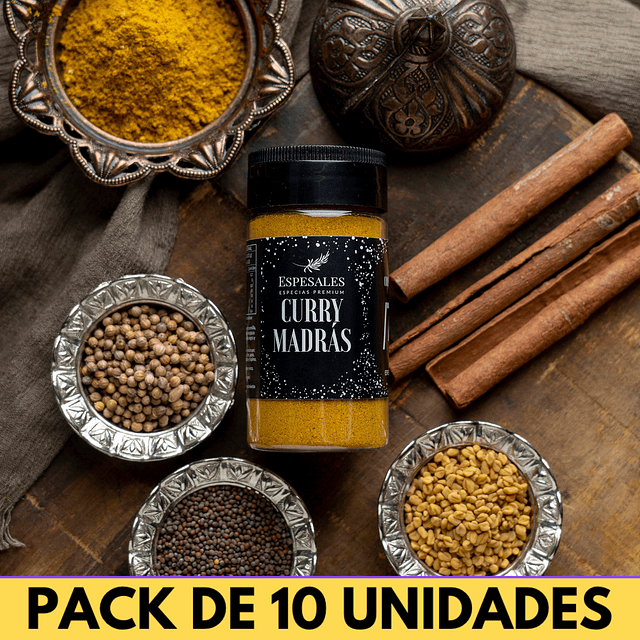 Curry Madrás (Unitario $9.990)