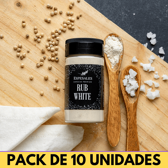 Rub White (pollo, pavo y pescados) (unitario $4.790)