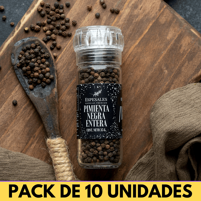 Molinillo Pimienta negra (unitario$6.990)