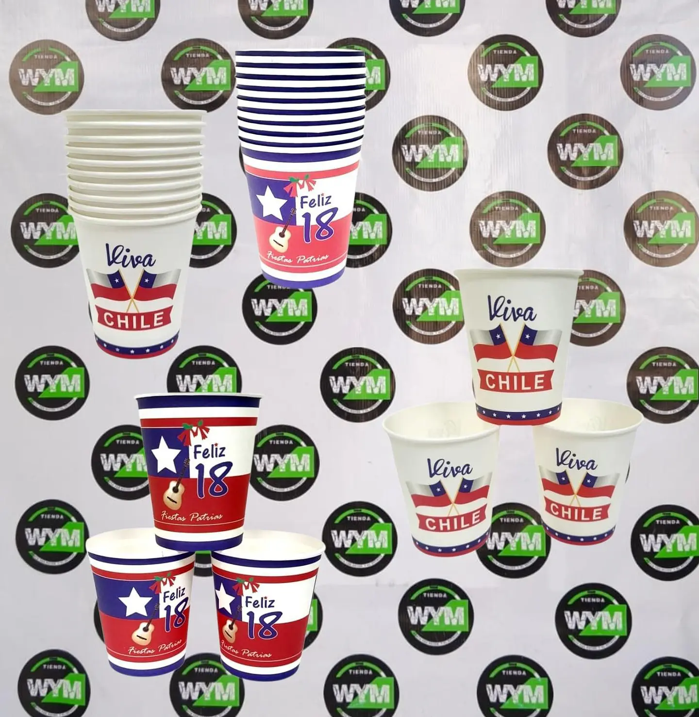 SET VASOS CHILE X10  1
