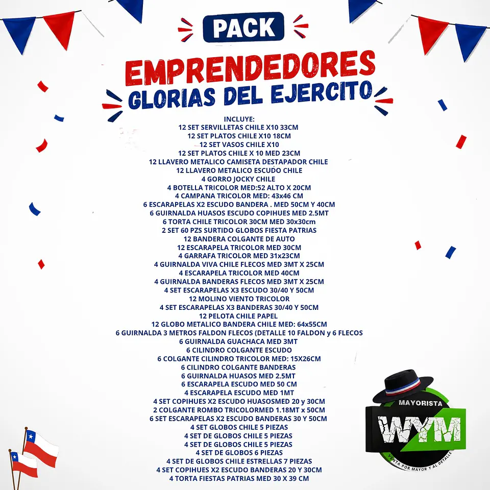 PACK EMPRENDEDOR GLORIAS DEL EJERCITO 2