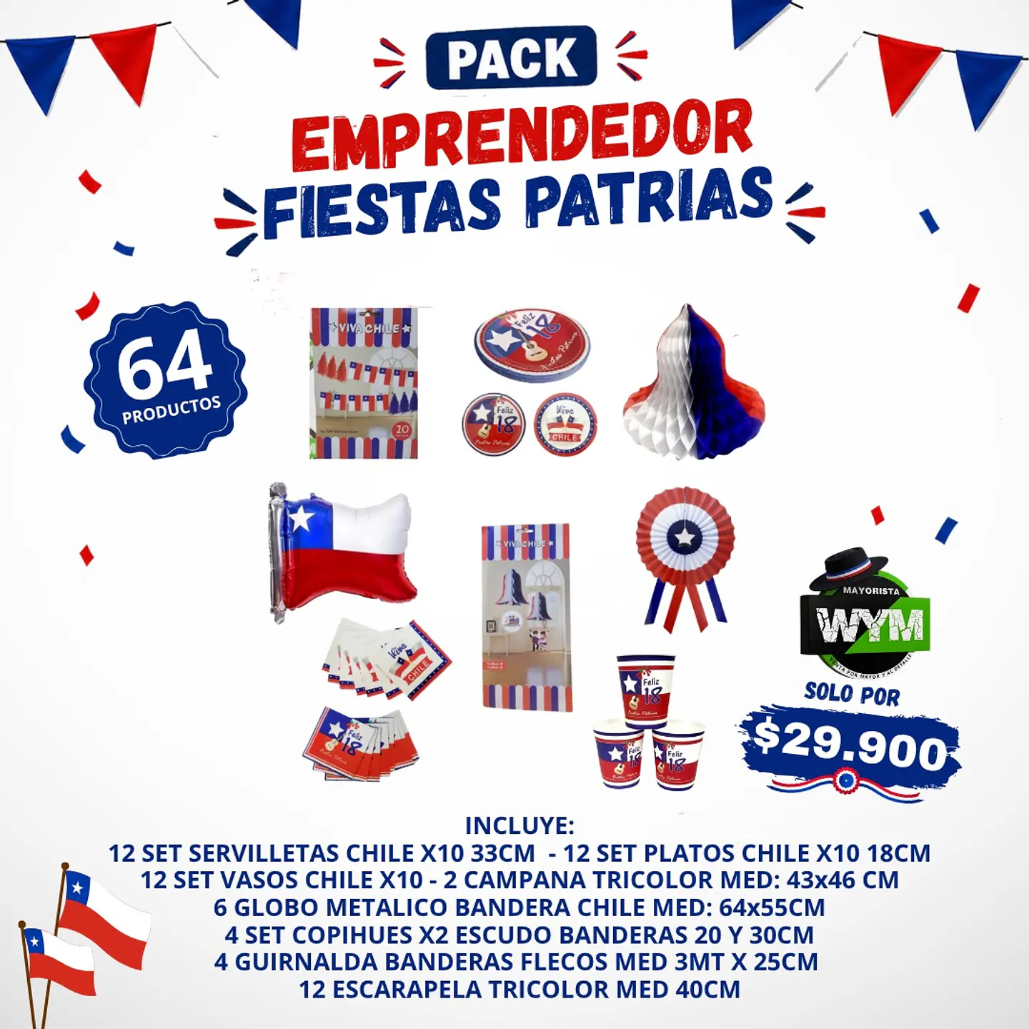 PACK EMPRENDEDOR FIESTAS PATRIAS 1