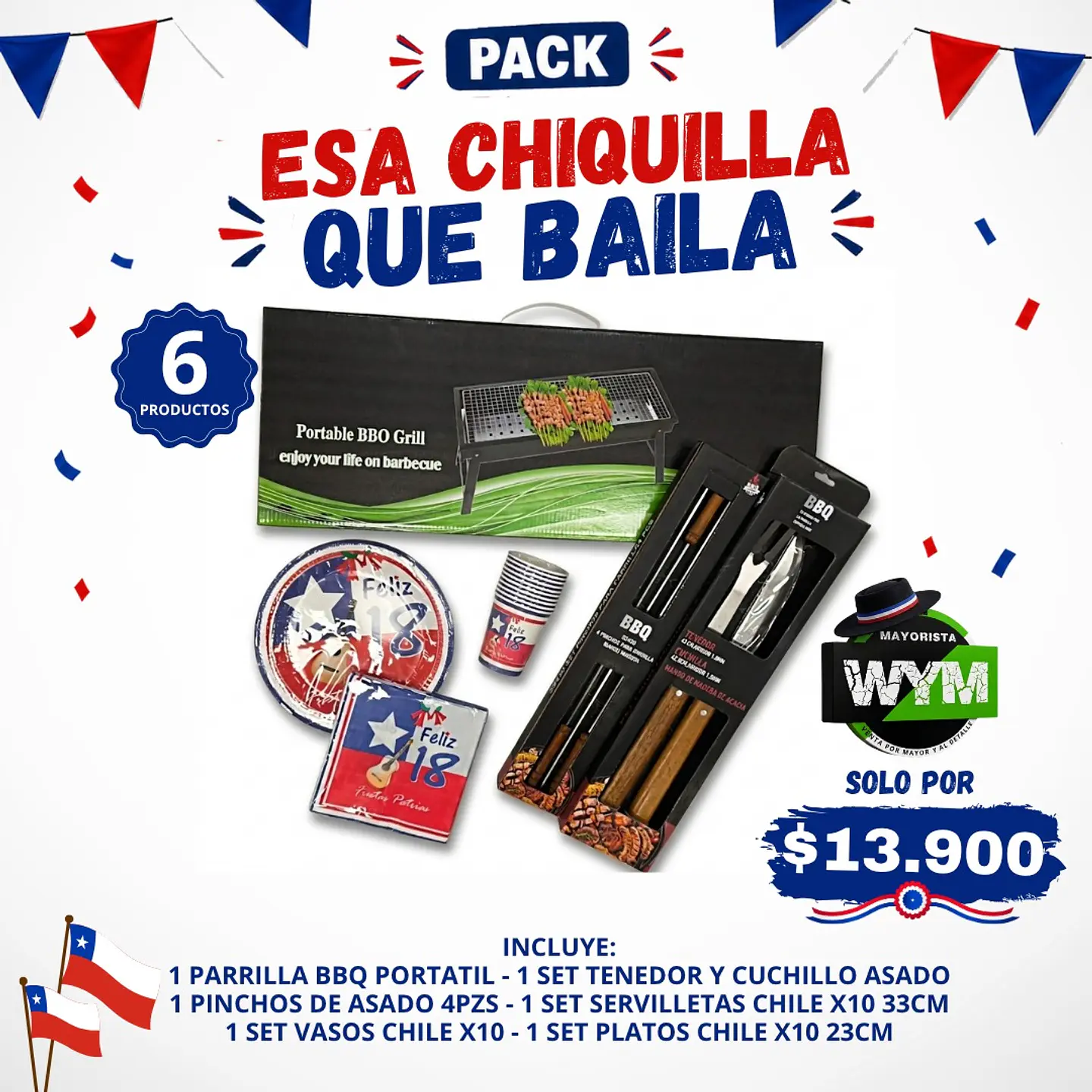 PACK ESA CHIQUILLA BAILA SOLA 1