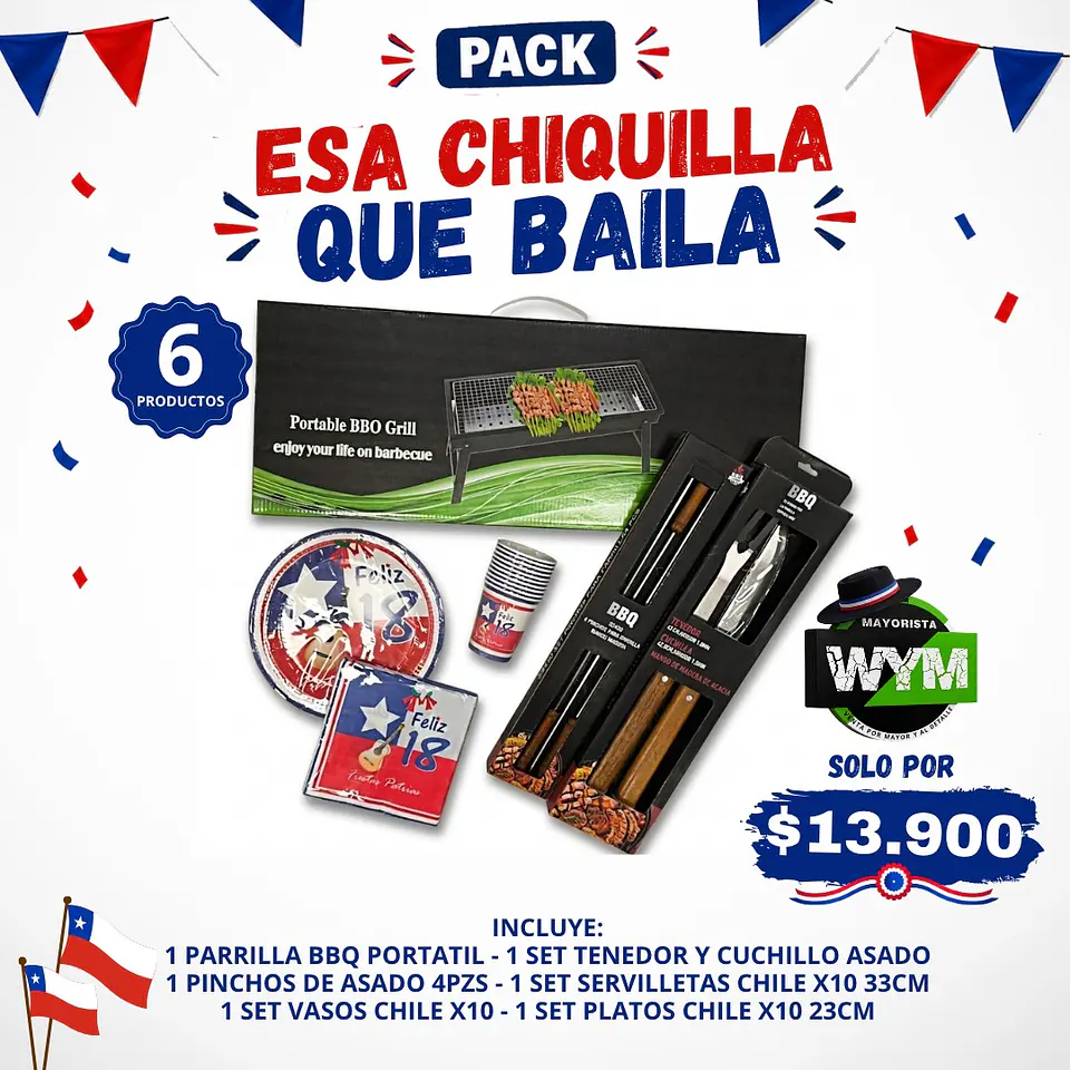 PACK ESA CHIQUILLA BAILA SOLA 1