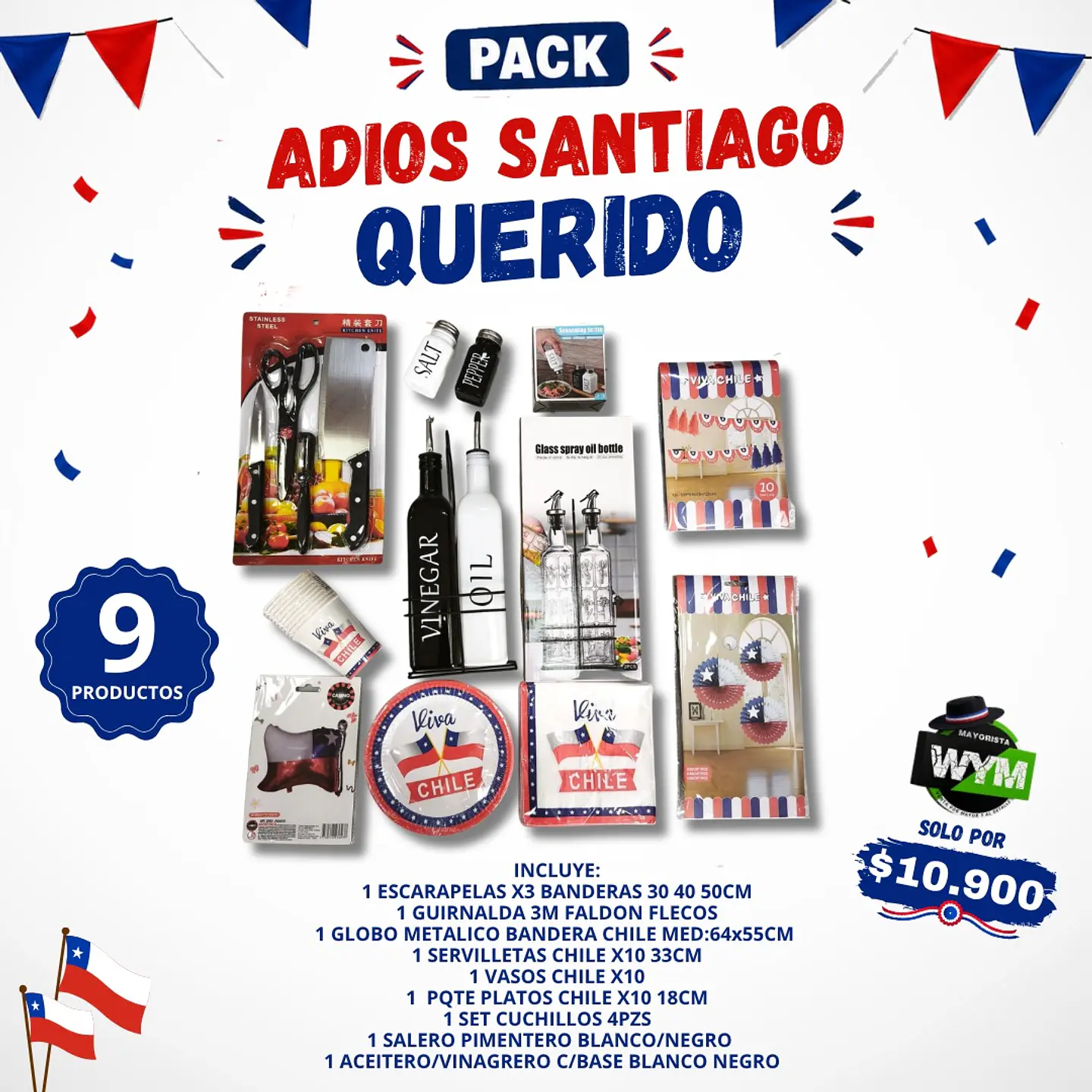 PACK ADIOS SANTIAGO QUERIDO 1