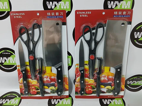 SET CUCHILLOS 4 PIEZAS
