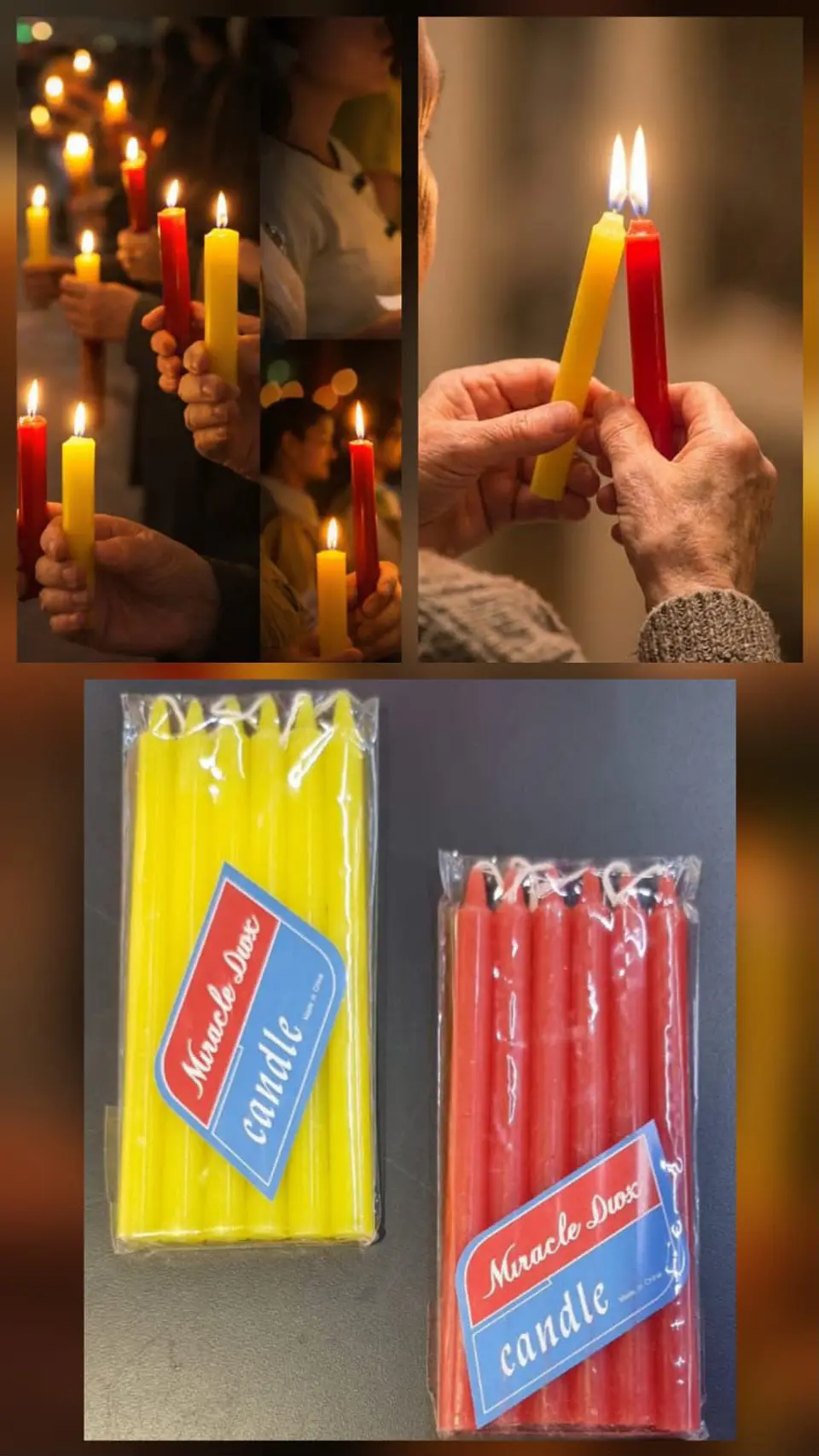 VELAS SAN LORENZO 16CM X 6 1