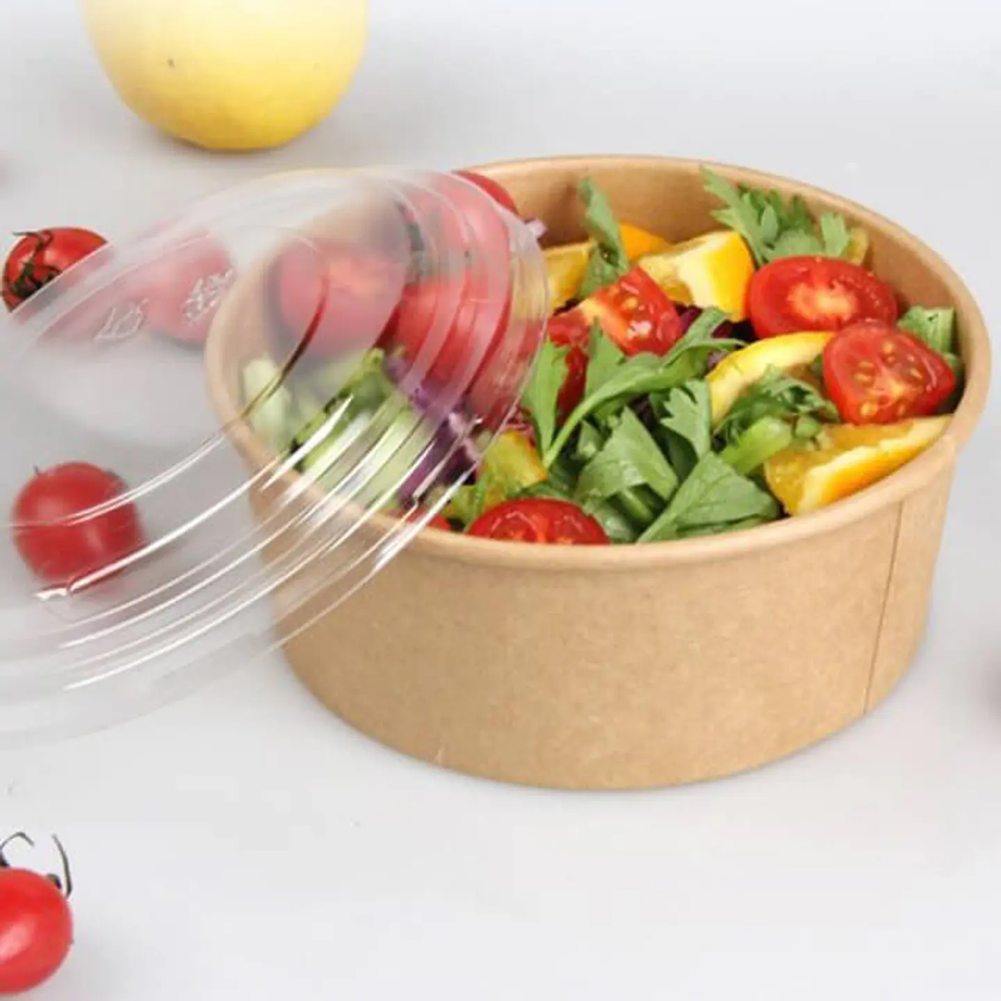 Bowl Kraft Con Tapa 750cc x300 und 1