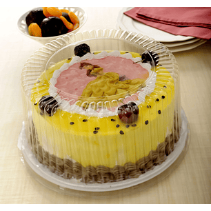 Porta Torta Alta base negra | 22cm