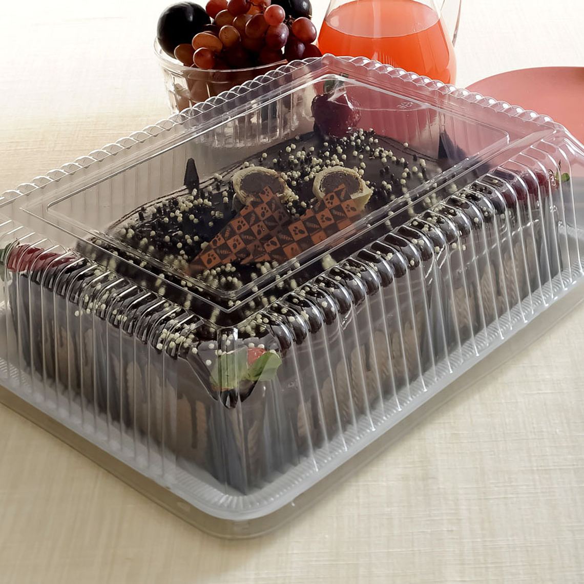 Porta Torta Rectangular | 34cm 1