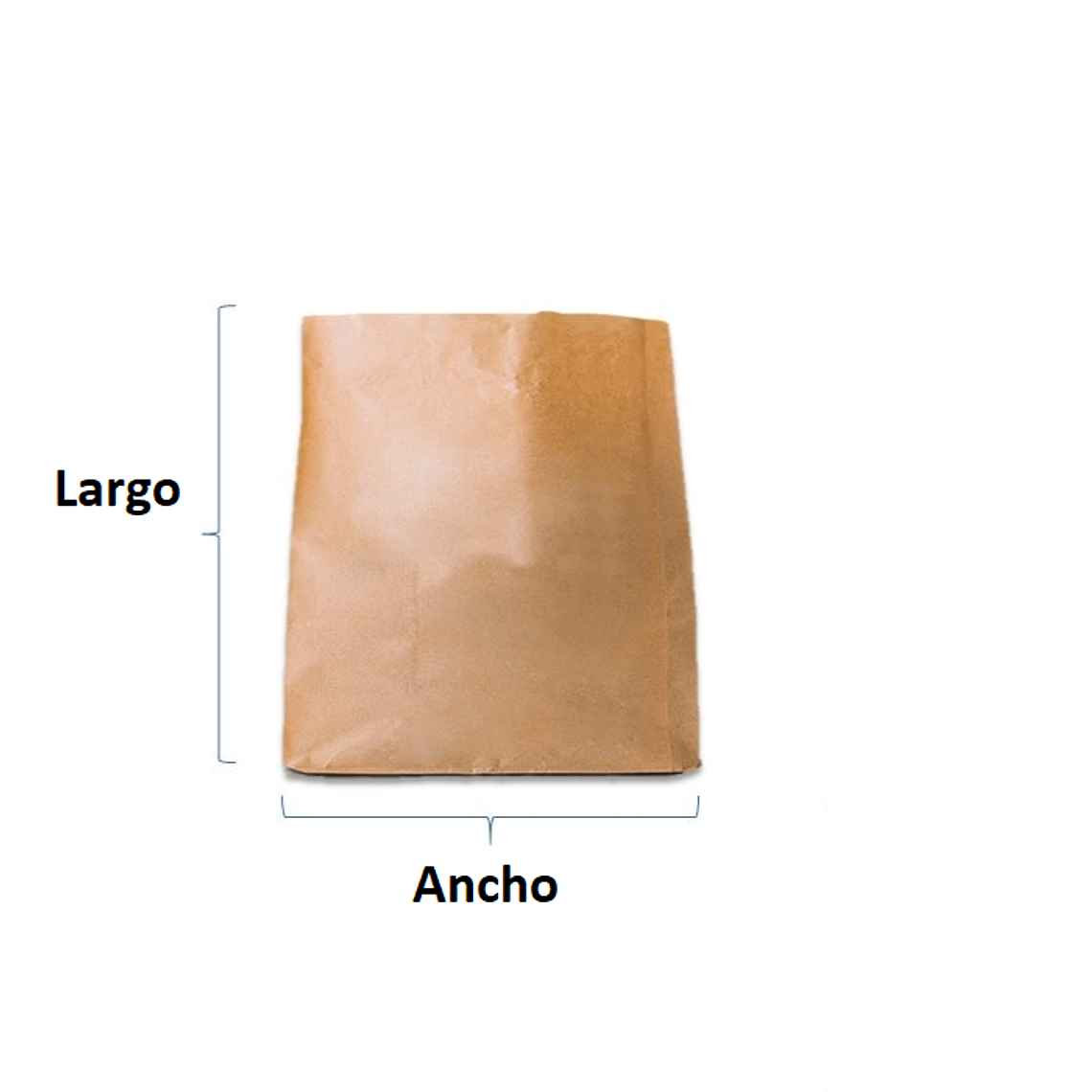 Saco Kraft Empanada x1.000 und 1