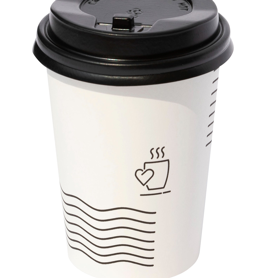 Vaso + Tapa 12 Oz x1.000 1