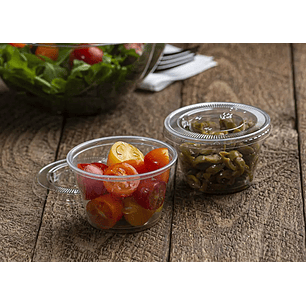 Pocillo con tapa 2.5 Oz