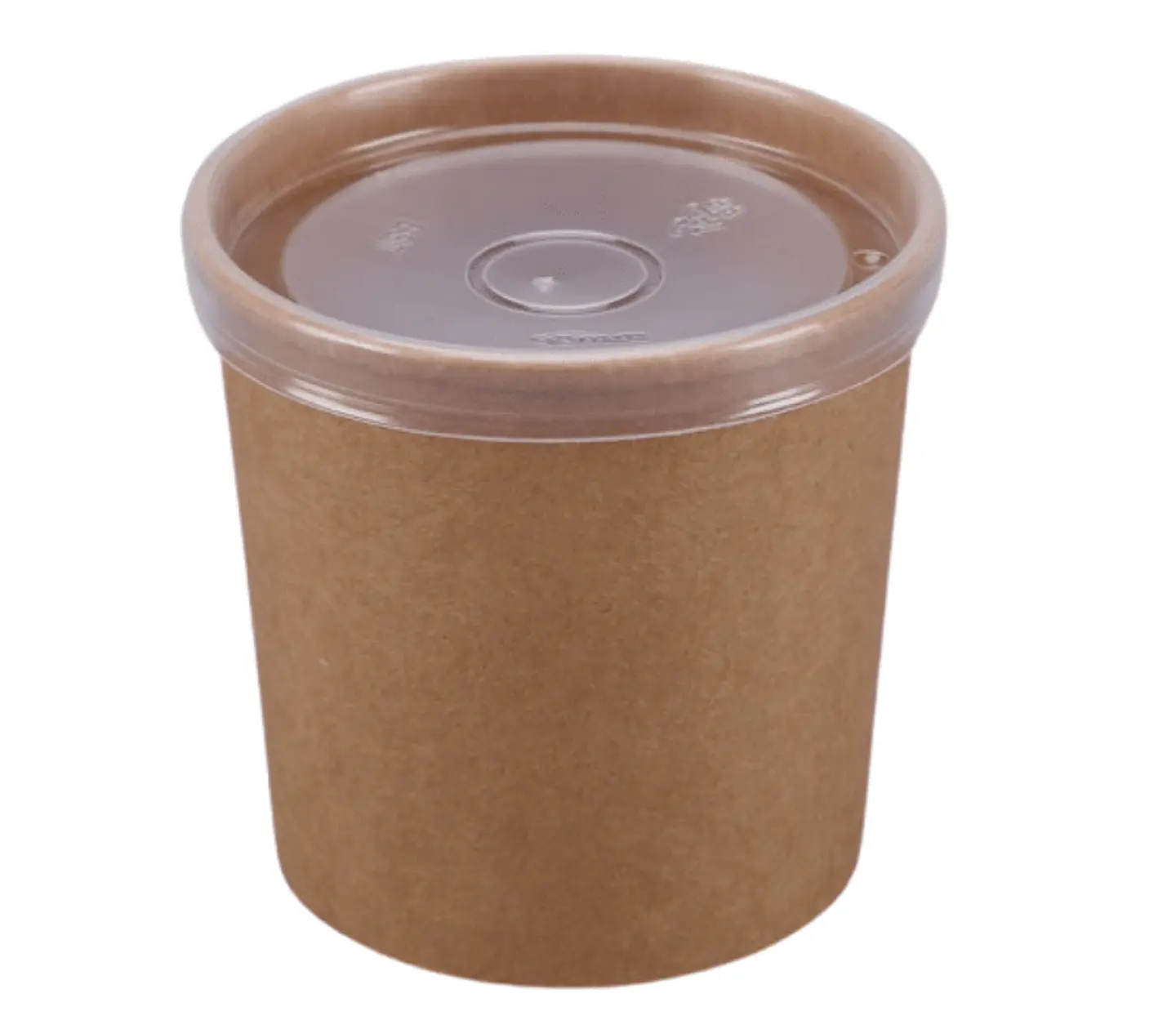 Pote Kraft con tapa pet 8 Oz x1.000 und 1
