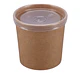 Pote Kraft con tapa pet 16 Oz x1.000 und - Miniatura 1