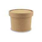 Pote Kraft con tapa 16 Oz/500ml x250 und 2