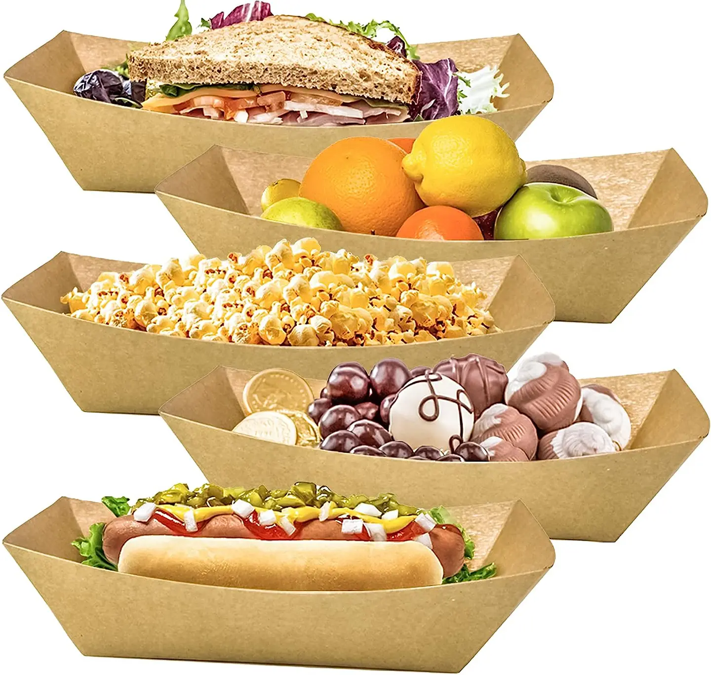 #4 Bandeja Kraft 13 Oz/390ml x1.000 1