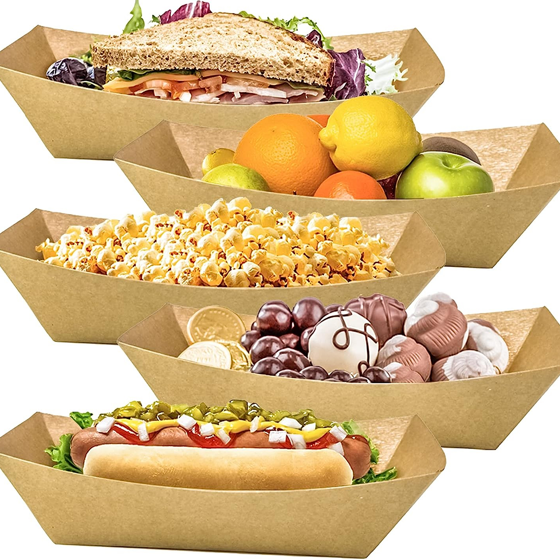 #5 Bandeja Kraft 23 Oz/690ml x1.000 1