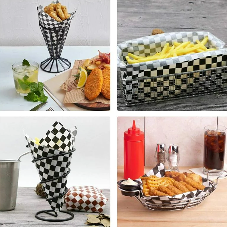 Papel Antigrasa Negro 28x34 x5.000 und 2