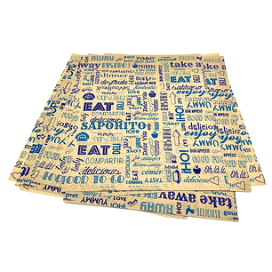 Antigrasa Kraft Azul 28x32 x5.000 und