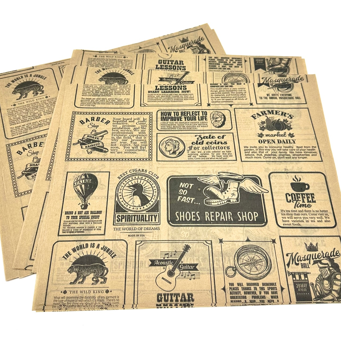 Papel Antigrasa Kraft 28x32 x5.000 und 1