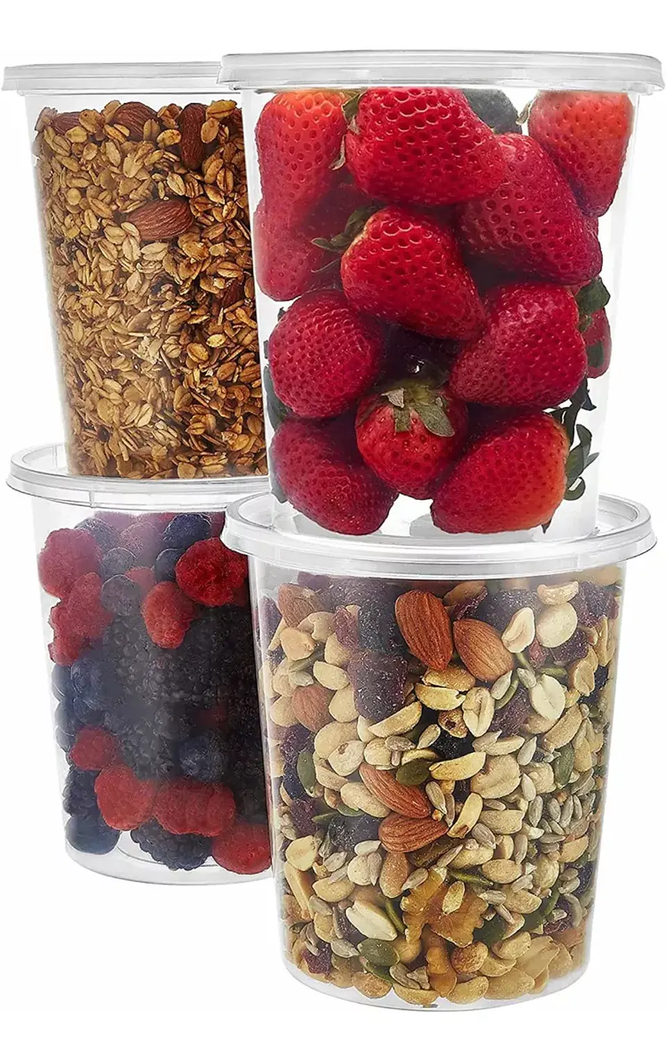 Pote con tapa 8 Oz / 250 ml x500 und 3