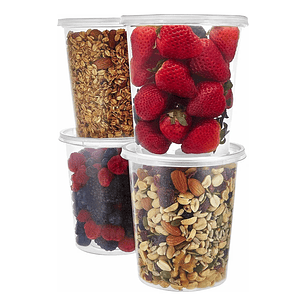 Pote con tapa 32 Oz / 1.000 ml x500 und