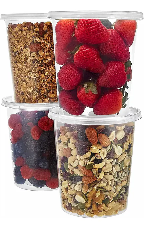 Pote con tapa 32 Oz / 1.000 ml x500 und