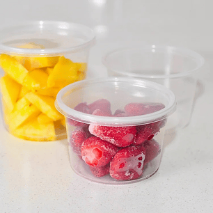 Pote con tapa 24 Oz / 750 ml x500 und