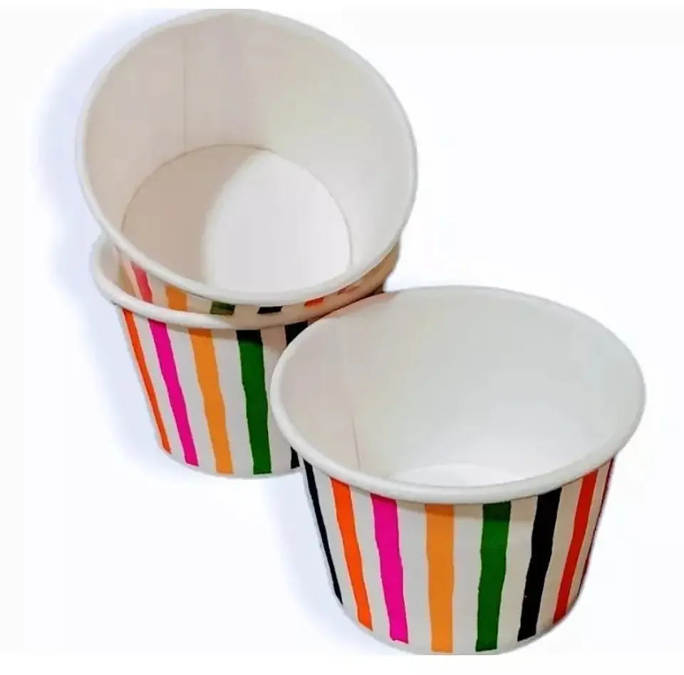 Pote Multicolor Sin Tapa 8 Oz x1.000 1