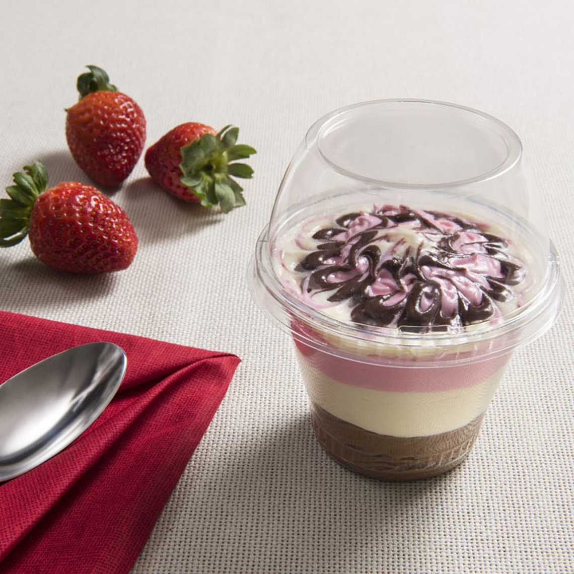 Vaso Pet + Tapa Domo con Hoyo 250cc x400 1