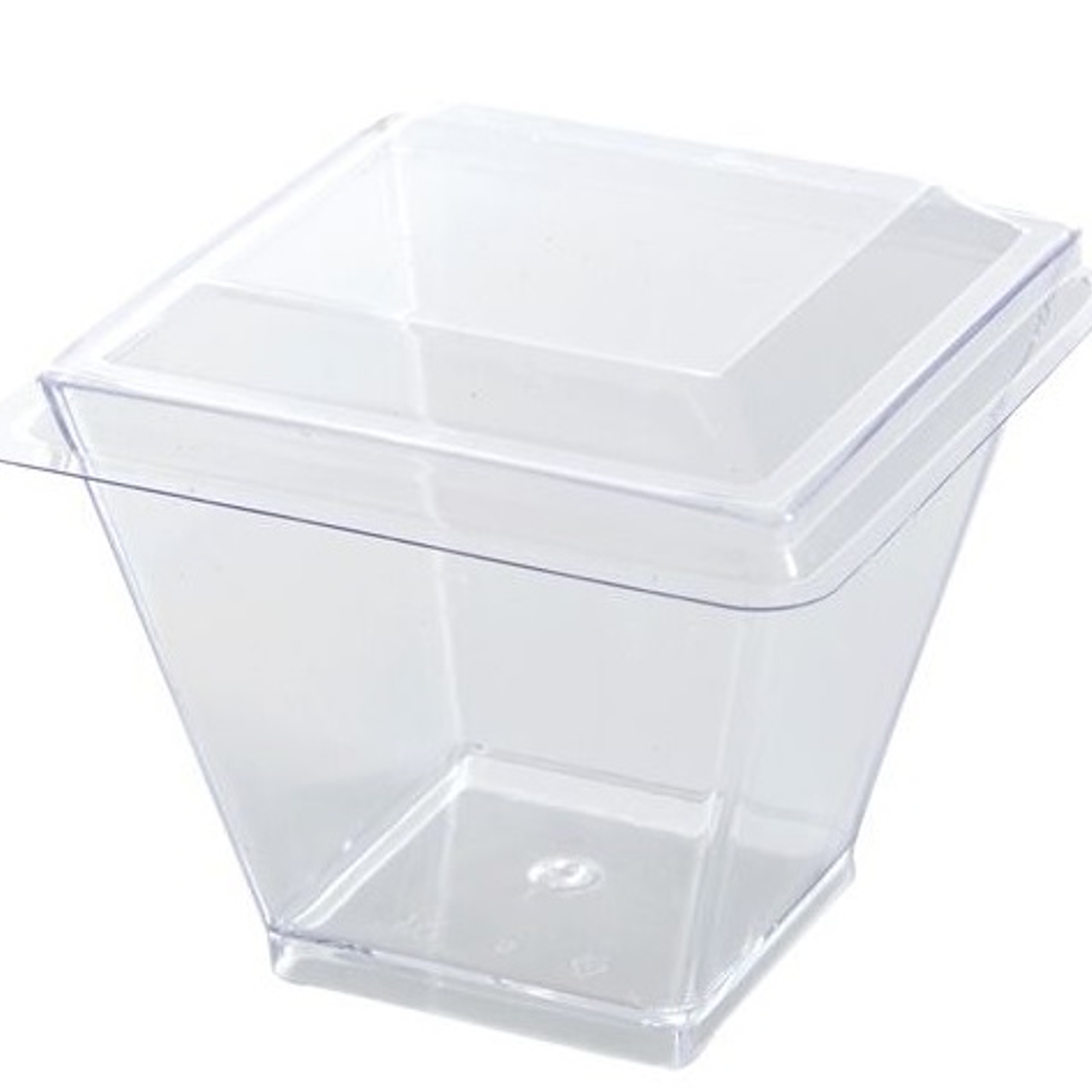 Vaso Postre Acrílico con tapa 60ml x1.000 und 2