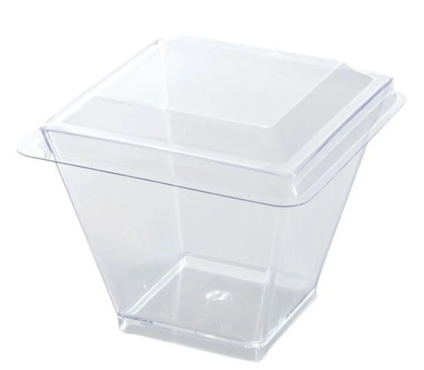Vaso Postre Acrílico con tapa 60ml x1.000 und 2