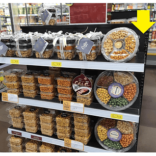 Bandeja 4 Divisiones Con tapa x100 und