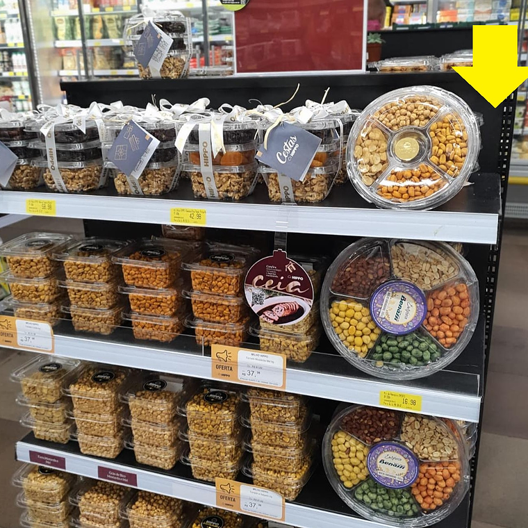 Bandeja 4 Divisiones Con tapa x100 und 2