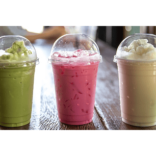 Vaso Pet 12 Oz Tapa Domo Sin Hoyo x1.000 und