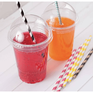 Vaso Pet 16 Oz Tapa Domo Con Hoyo x1.000 und