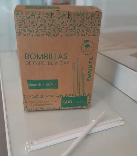 Bombilla envuelta Ecológica 6mm x5.000 und