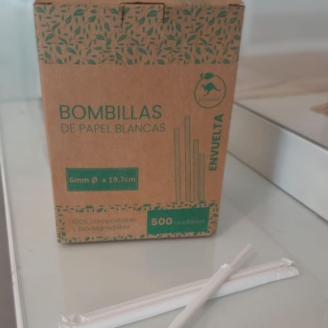 Bombilla envuelta Ecológica 6mm x5.000 und 1