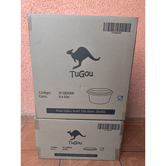Bowl Kraft Con Tapa 500cc x300 und