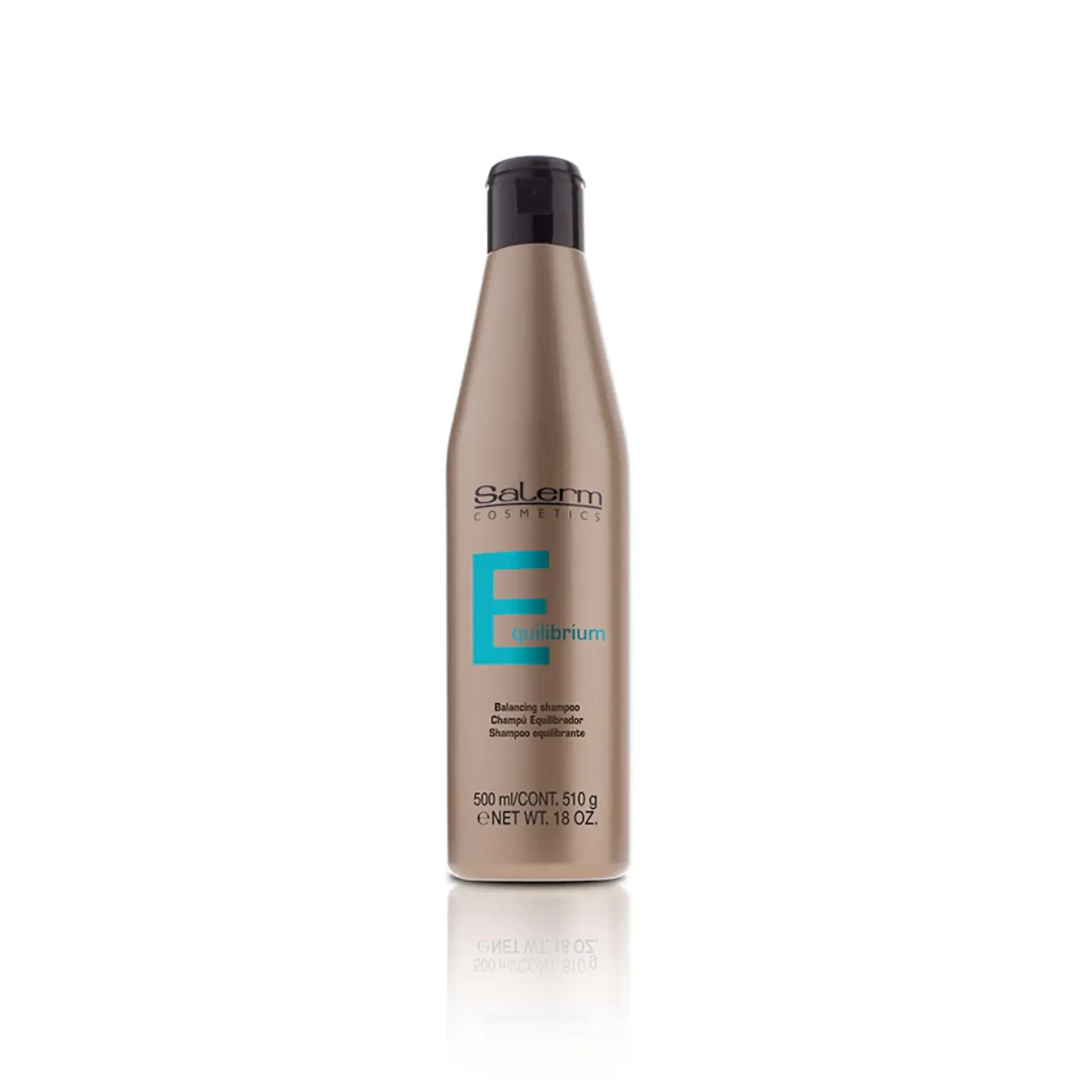 Salerm Champú Equilibrium Línea Oro Brillo y pH 500ml 1